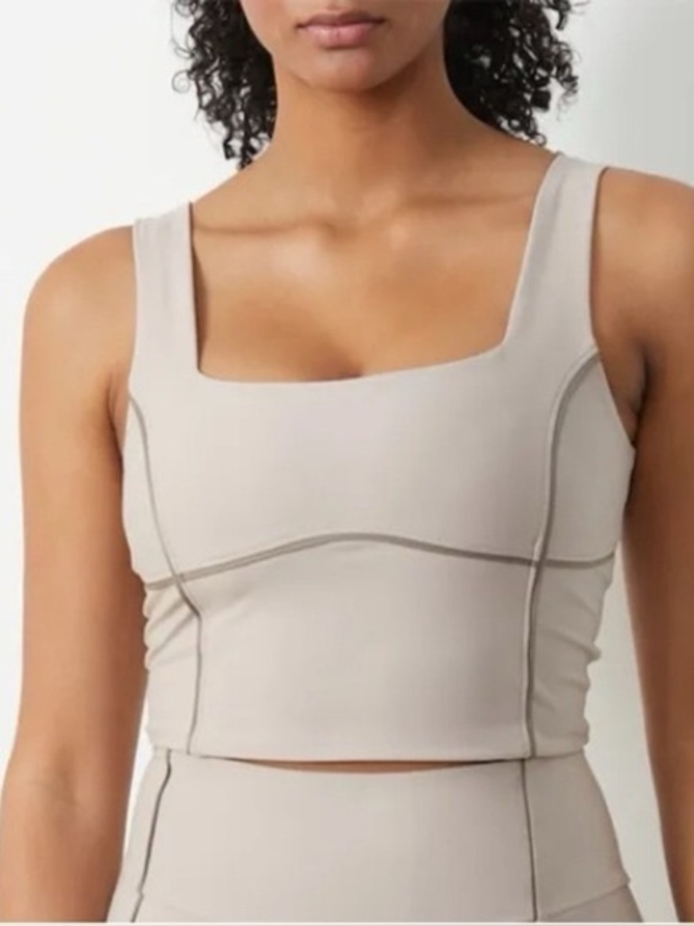 Abercrombie YPB Square neck Cropped Tank